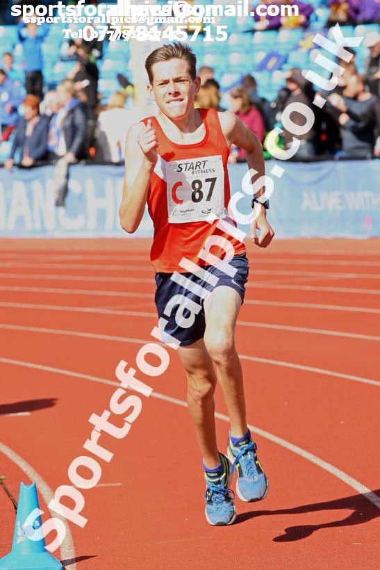 Boys under-15s  Northern 3 Stage Road Relay, SportsCity, Manchester. Photo: David T. Hewitson/Sports for All Pics